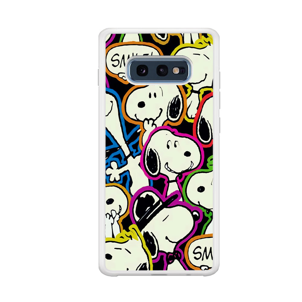 Snoopy Doodle Samsung Galaxy S10E Case