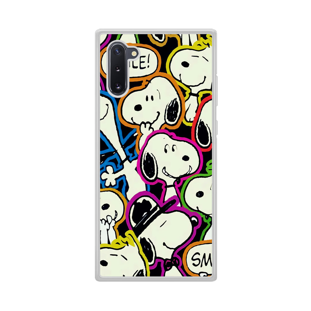 Snoopy Doodle Samsung Galaxy Note 10 Case