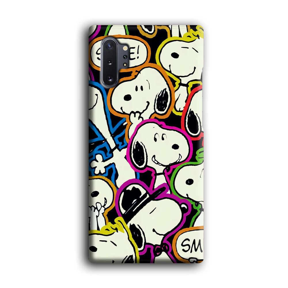 Snoopy Doodle Samsung Galaxy Note 10 Plus Case