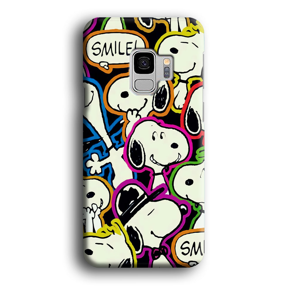 Snoopy Doodle Samsung Galaxy S9 Case