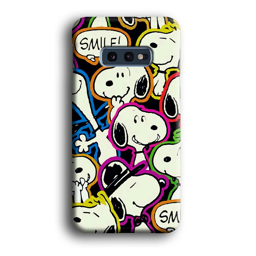 Snoopy Doodle Samsung Galaxy S10E Case