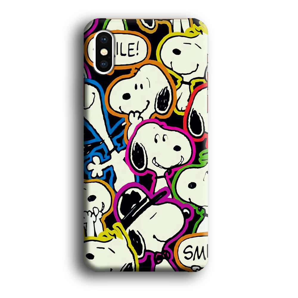 Snoopy Doodle iPhone Xs Max Case