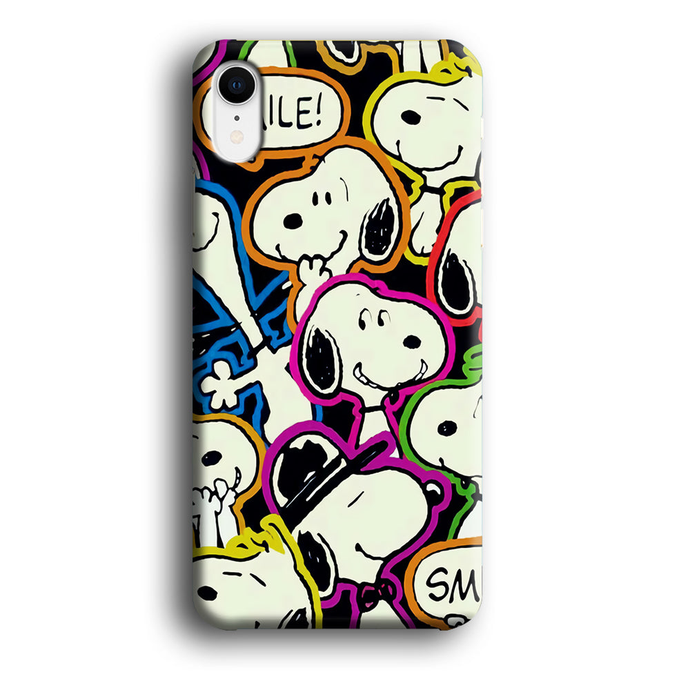 Snoopy Doodle iPhone XR Case