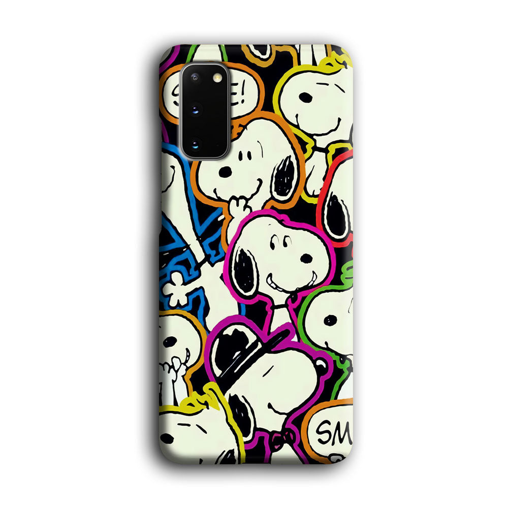 Snoopy Doodle Samsung Galaxy S20 Case