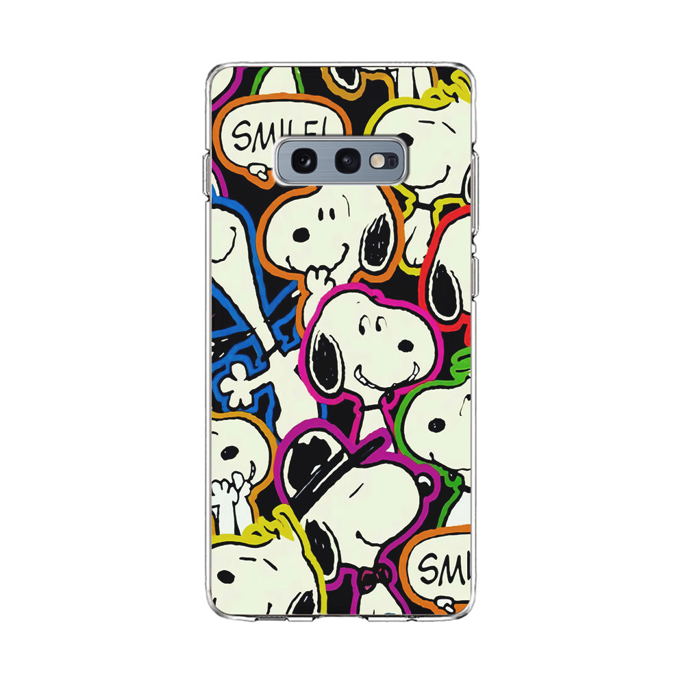 Snoopy Doodle Samsung Galaxy S10E Case