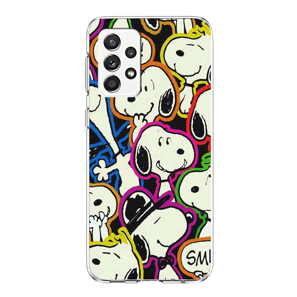 Snoopy Doodle Samsung Galaxy A52 Case