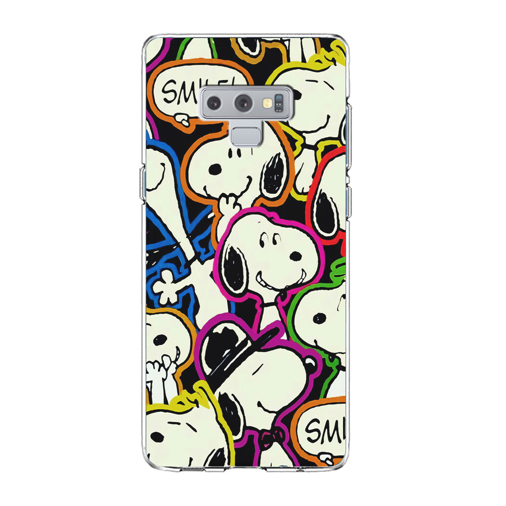 Snoopy Doodle Samsung Galaxy Note 9 Case