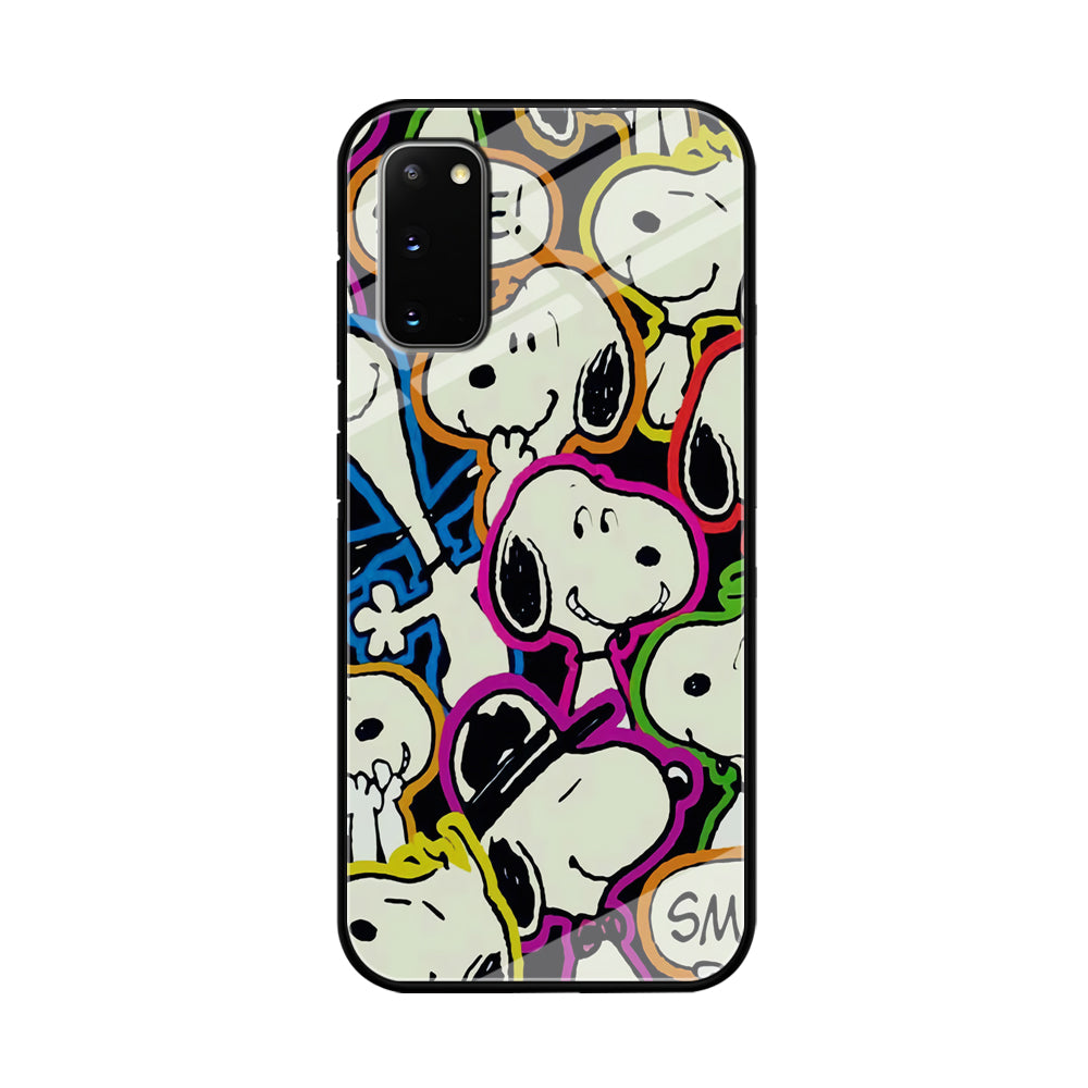 Snoopy Doodle Samsung Galaxy S20 Case