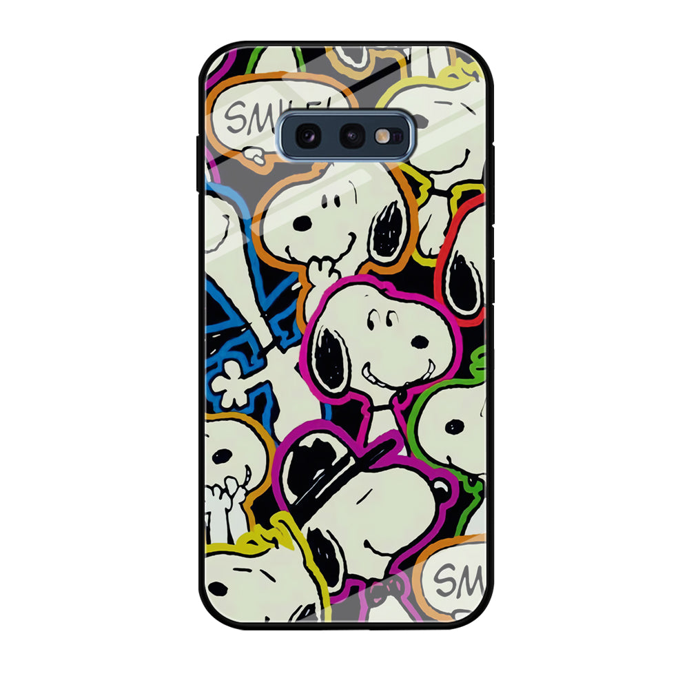 Snoopy Doodle Samsung Galaxy S10E Case