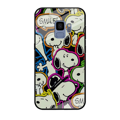 Snoopy Doodle Samsung Galaxy S9 Case