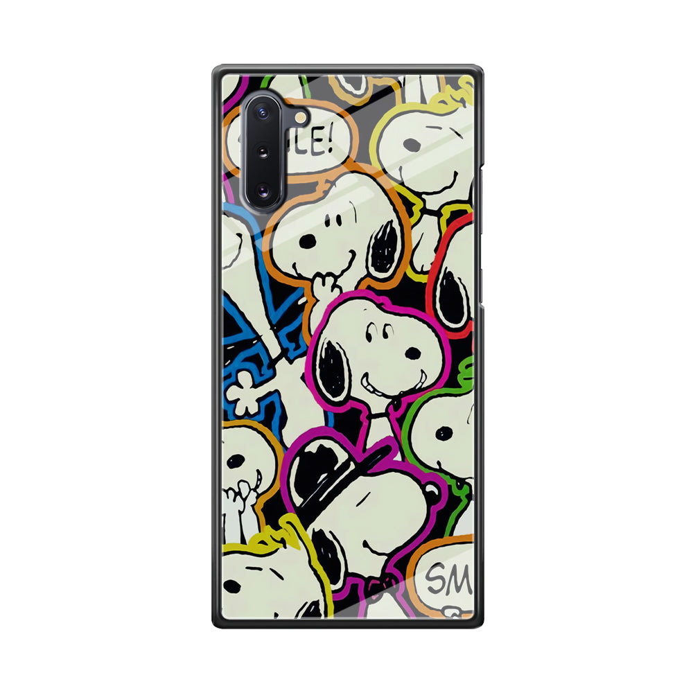 Snoopy Doodle Samsung Galaxy Note 10 Case