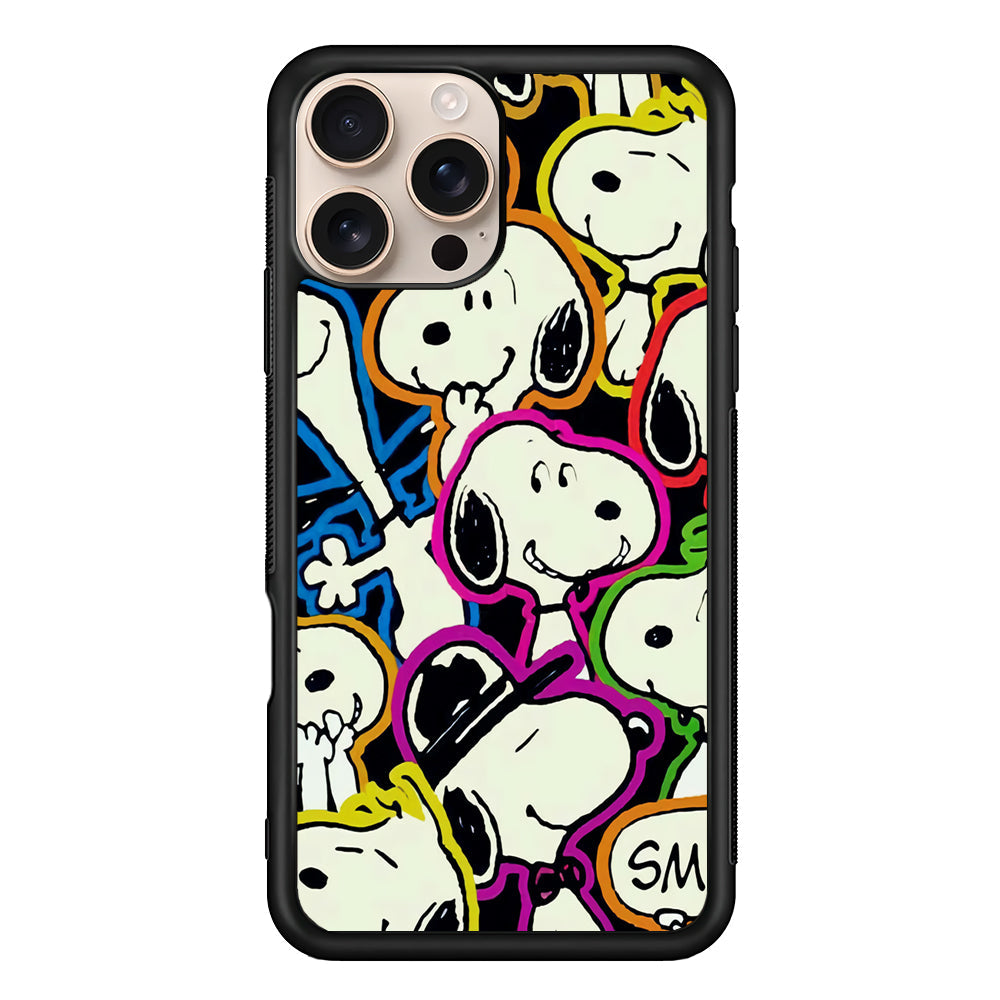 Snoopy Doodle iPhone 16 Pro Max Case - Altracase