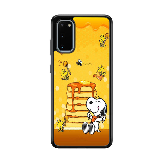 Snoopy Eats Honey Samsung Galaxy S20 Case