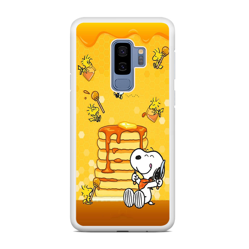 Snoopy Eats Honey Samsung Galaxy S9 Plus Case