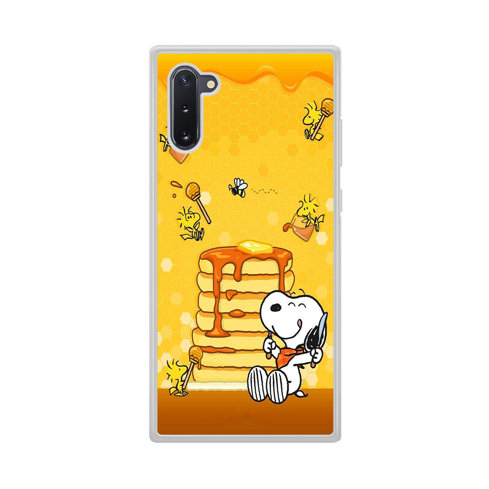 Snoopy Eats Honey Samsung Galaxy Note 10 Case