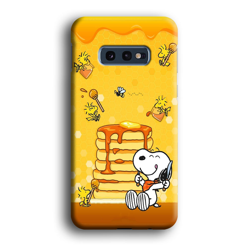 Snoopy Eats Honey Samsung Galaxy S10E Case