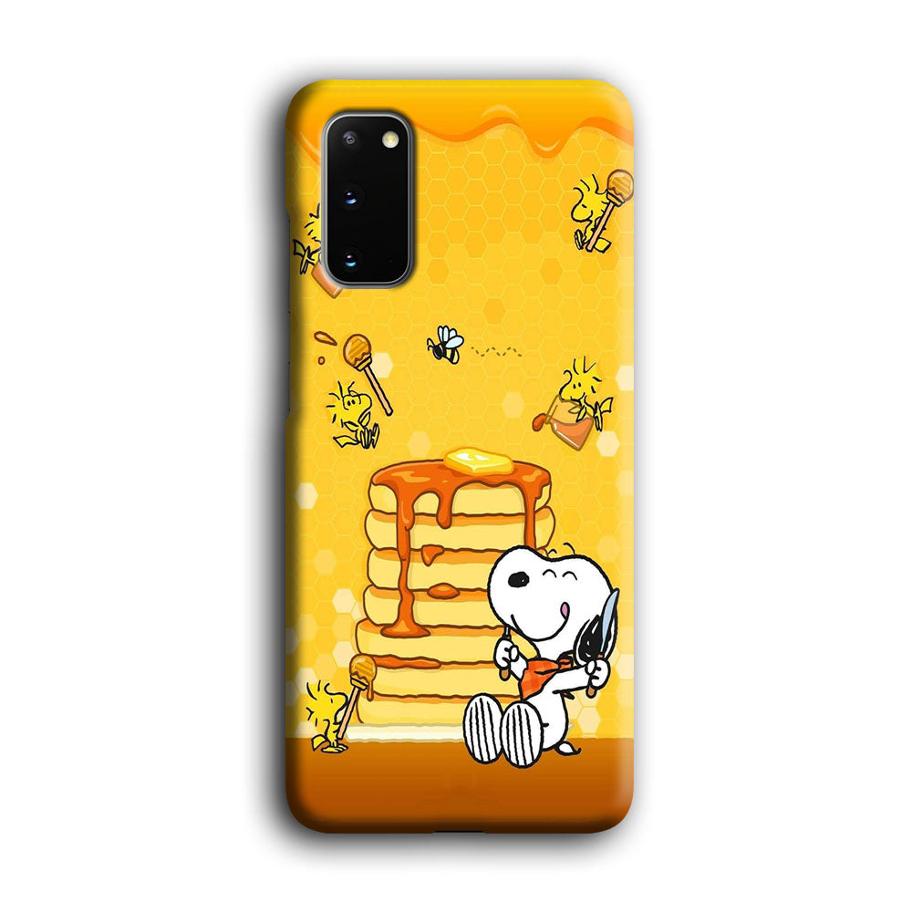 Snoopy Eats Honey Samsung Galaxy S20 Case