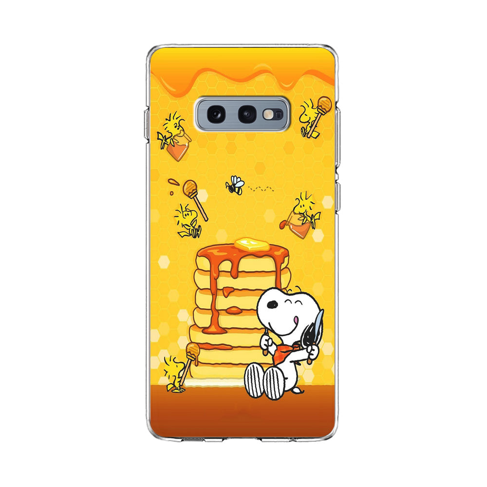 Snoopy Eats Honey Samsung Galaxy S10E Case