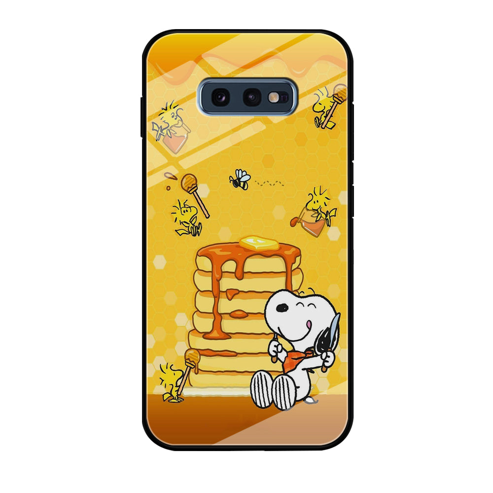 Snoopy Eats Honey Samsung Galaxy S10E Case