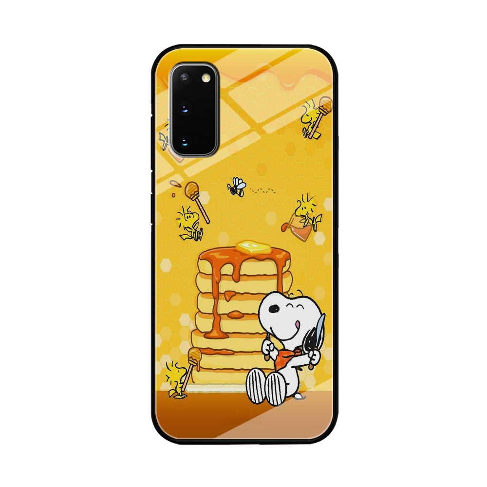 Snoopy Eats Honey Samsung Galaxy S20 Case