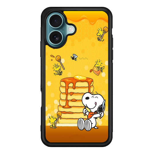 Snoopy Eats Honey iPhone 16 Case - Altracase