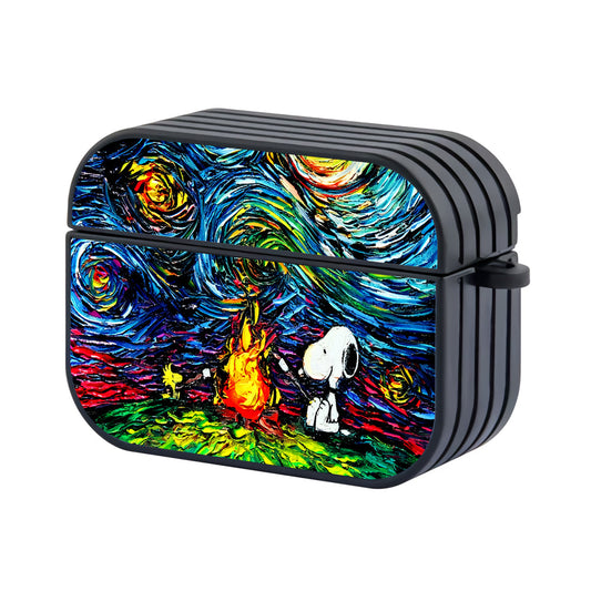 Snoopy Relax Starry Night Apple Airpods Pro 2 Case-Airpods Pro 2 Case-Altracase