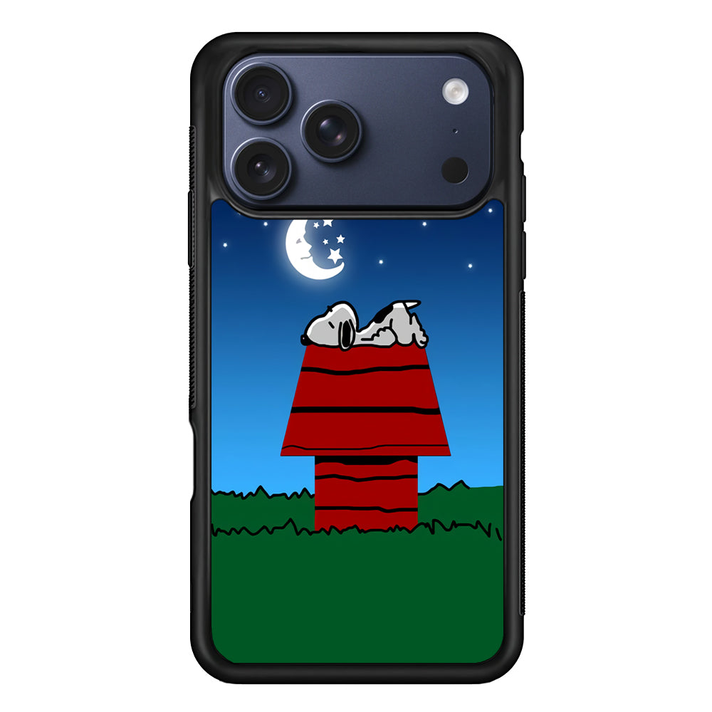 Snoopy Sleeps at Night iPhone 17 Pro Max Case - Altracase
