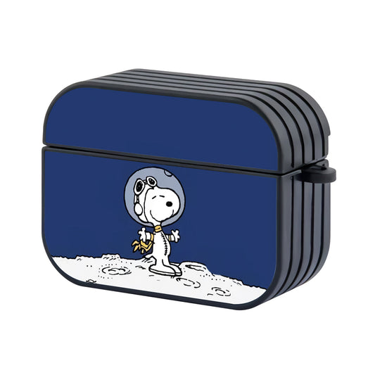 Snoopy Standing on The Moon Apple Airpods Pro 2 Case-Airpods Pro 2 Case-Altracase