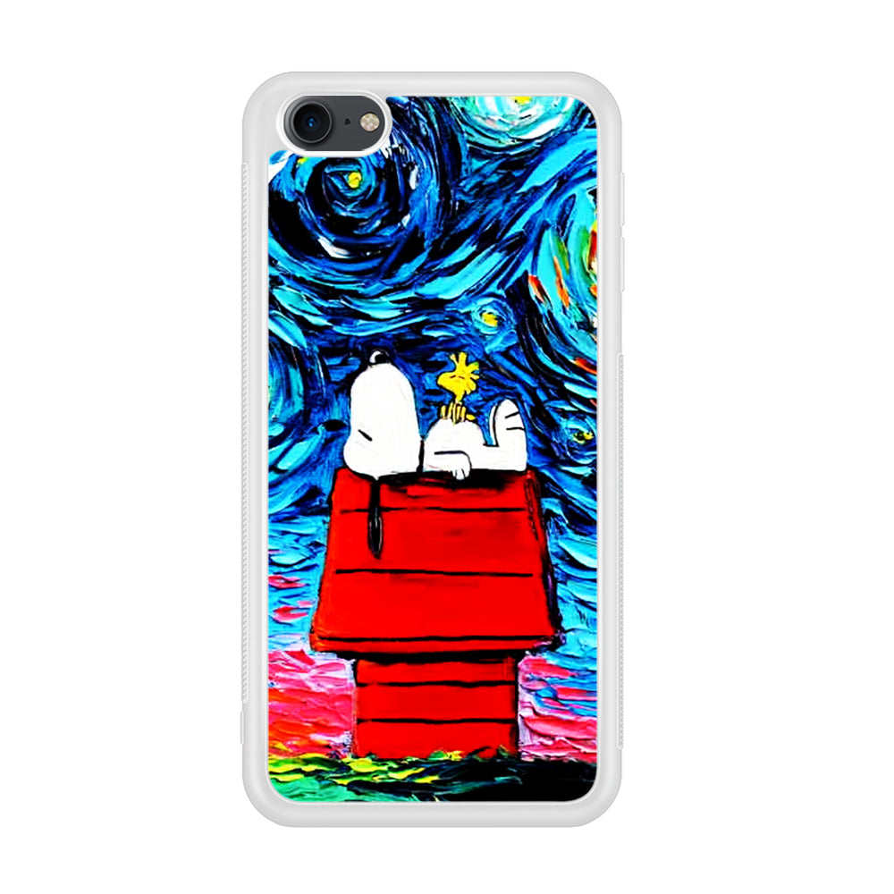 Snoopy Under Starry Night iPod Touch 6 Case