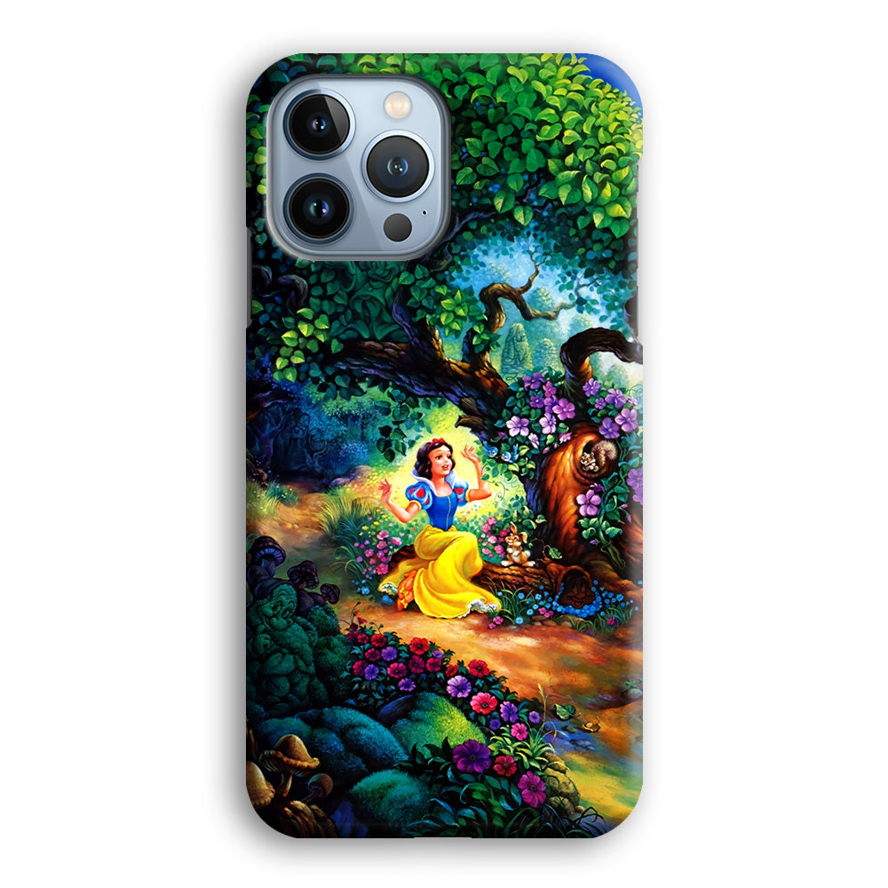 Snow White Painting iPhone 14 Pro Case