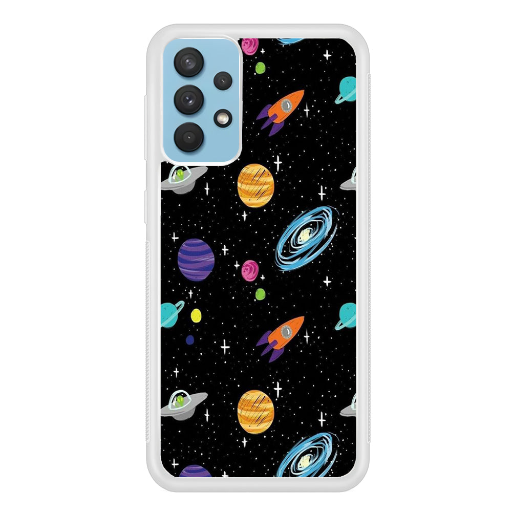 Space Pattern 003 Samsung Galaxy A32 Case