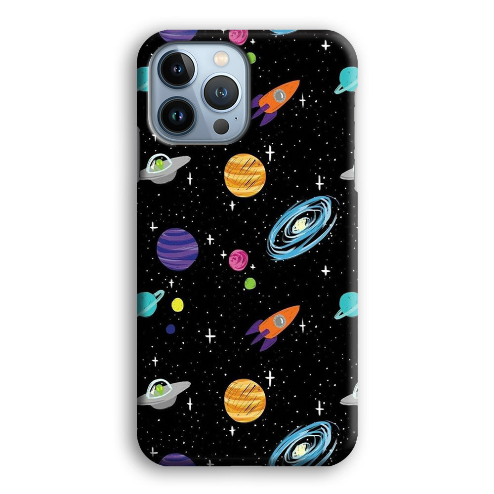 Space Pattern 003 iPhone 14 Pro Max Case