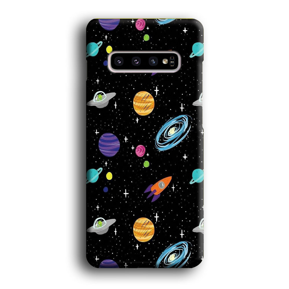 Space Pattern 003 Samsung Galaxy S10 Case