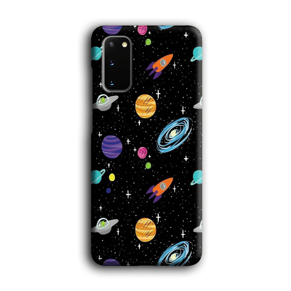 Space Pattern 003 Samsung Galaxy S20 Case