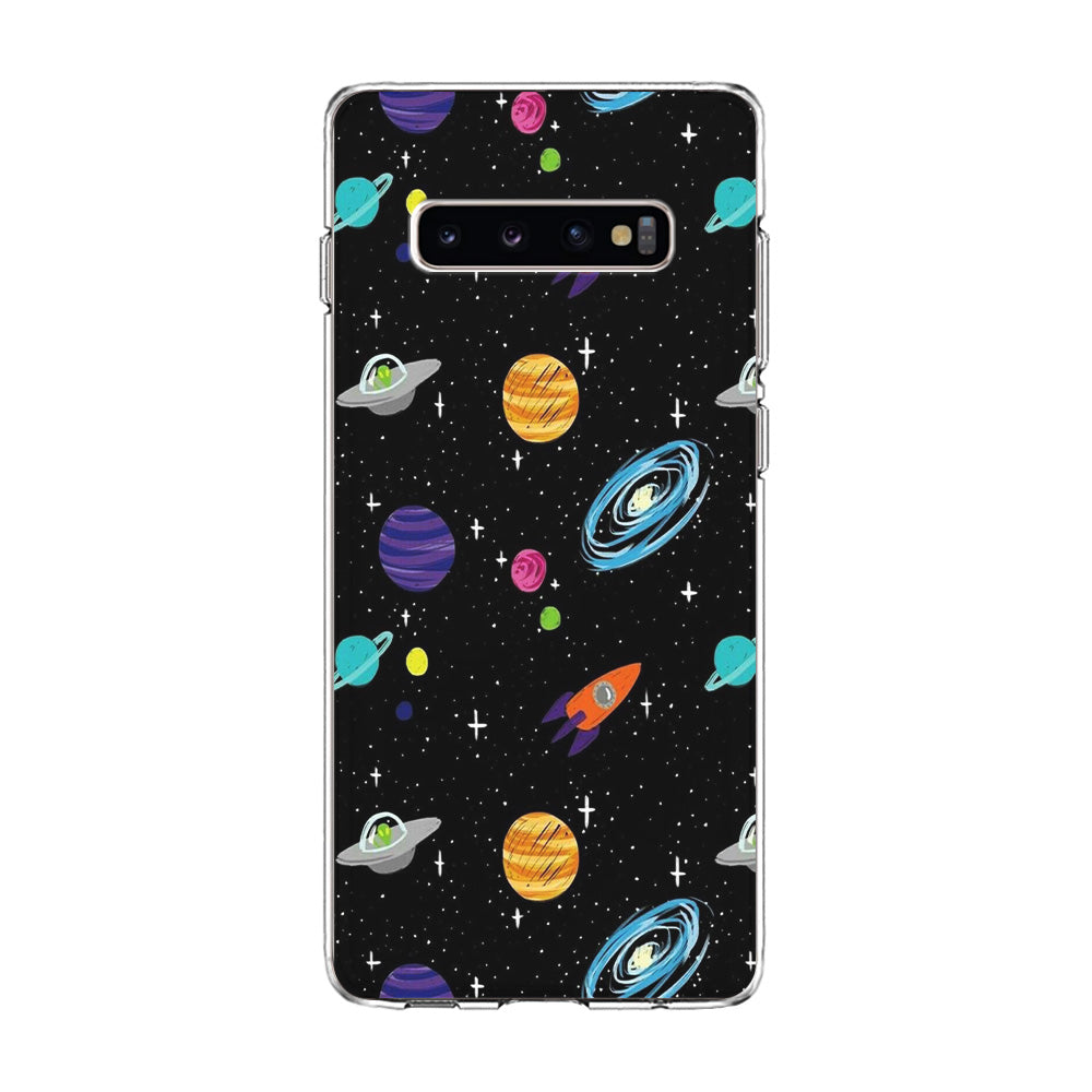 Space Pattern 003 Samsung Galaxy S10 Plus Case
