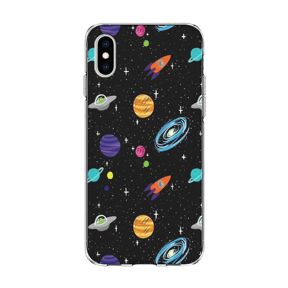Space Pattern 003 iPhone Xs Case