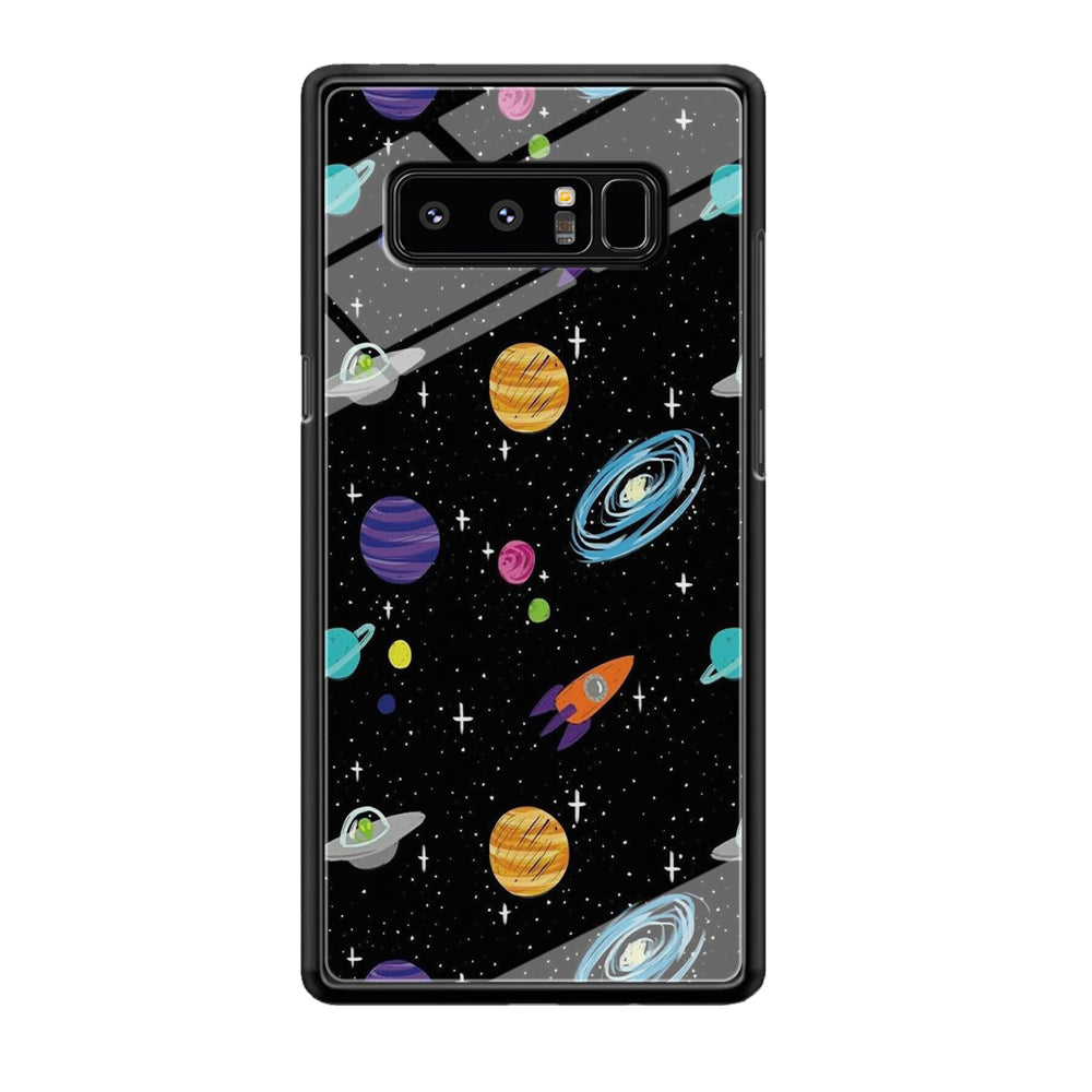 Space Pattern 003 Samsung Galaxy Note 8 Case