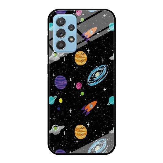 Space Pattern 003 Samsung Galaxy A52 Case