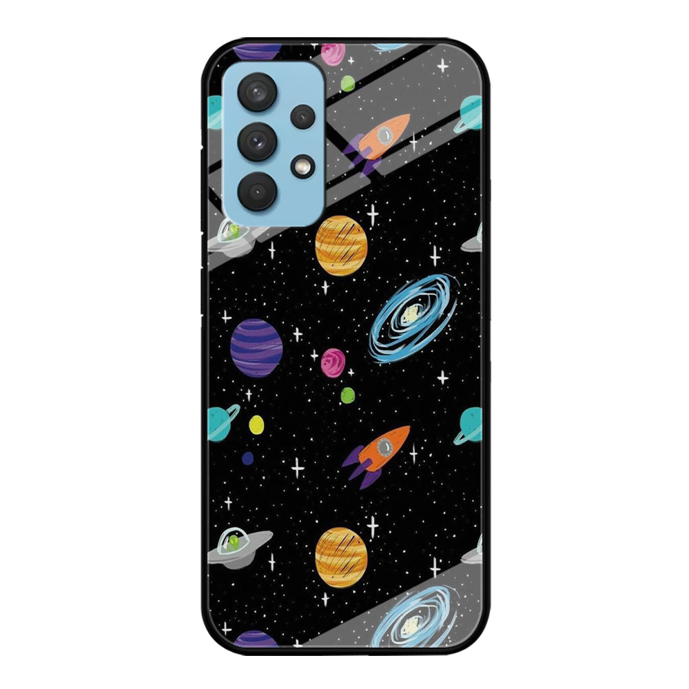 Space Pattern 003 Samsung Galaxy A32 Case