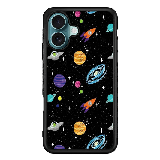 Space Pattern 003 iPhone 16 Case - Altracase