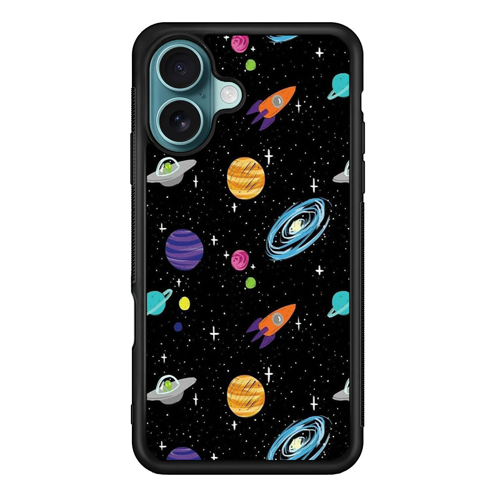 Space Pattern 003 iPhone 16 Plus Case - Altracase