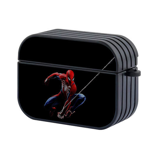 Spider-Man Flying Using Web Apple Airpods Pro Case-AirPods Pro Case-Altracase