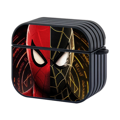 Spider-Man and Venom Heads Hard Plastic Case Cover For Apple Airpods 3