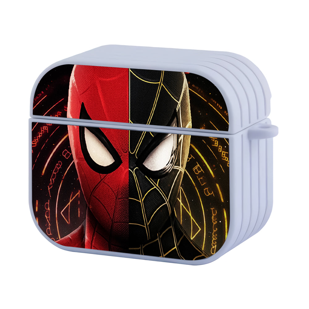 Spider-Man and Venom Heads Hard Plastic Case Cover For Apple Airpods 3