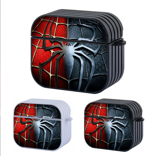 Spider-Man and Venom Suit Hard Plastic Case Cover For Apple Airpods 3