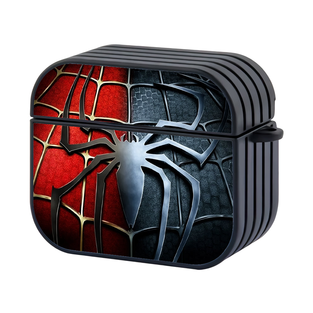 Spider-Man and Venom Suit Hard Plastic Case Cover For Apple Airpods 3