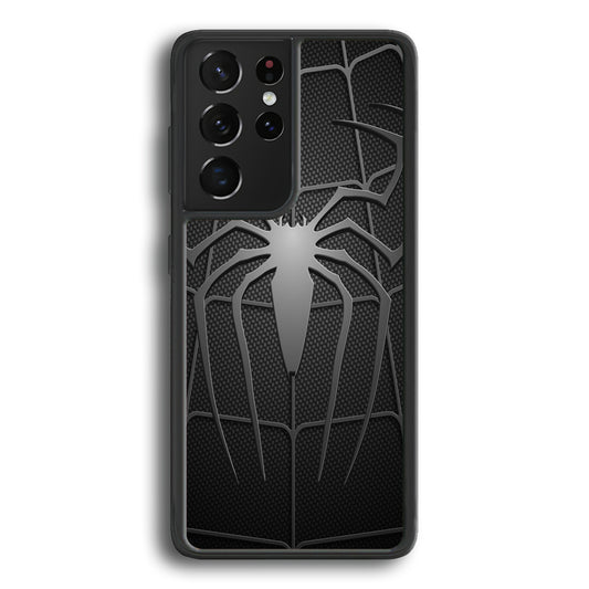 Spiderman 003 Samsung Galaxy S21 Ultra Case-Phone Case-Rubber Black (2D Case)-Altracase