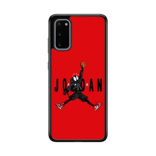 Spiderman Air Jordan Samsung Galaxy S20 Case-Mobile Phone Case-Rubber Black (2D Case)-Altracase