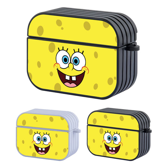 SpongeBob SquarePants Face Hard Plastic Case Cover For Apple Airpods Pro