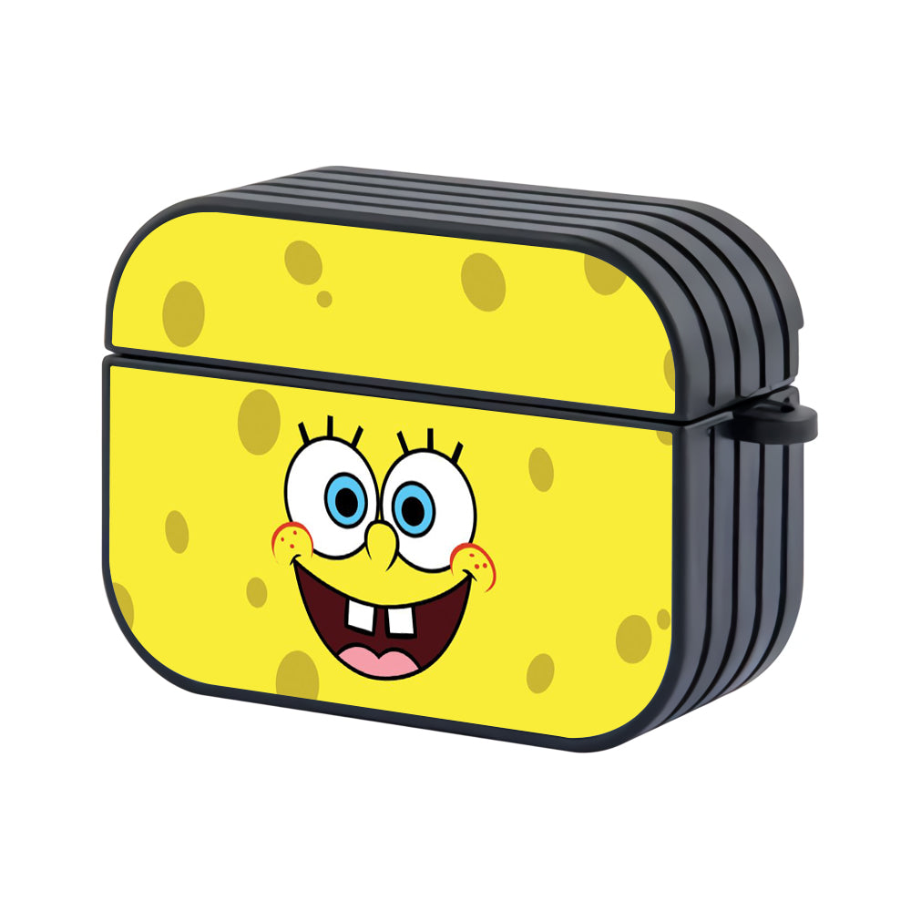 SpongeBob SquarePants Face Hard Plastic Case Cover For Apple Airpods Pro